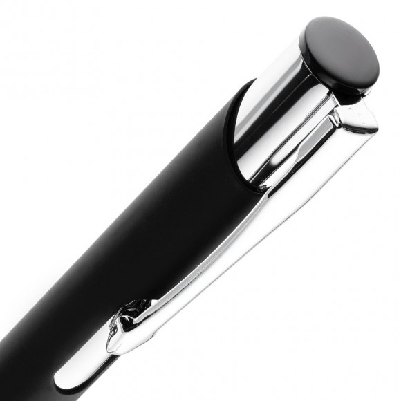 Ручка шариковая Keskus Soft Touch, черная Ручка шариковая Keskus Soft Touch, черная