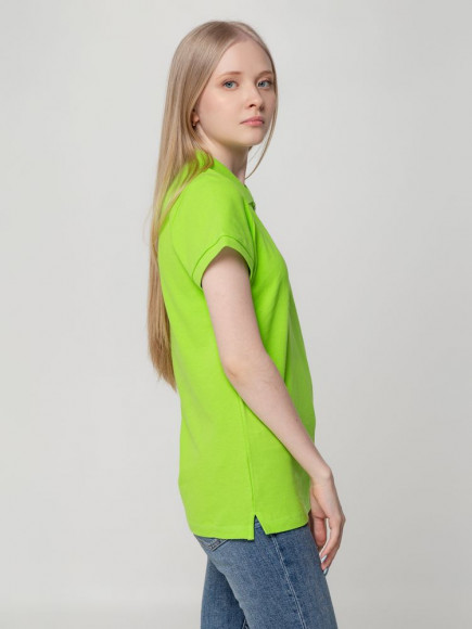 Рубашка поло женская Virma Lady, зеленое яблоко Рубашка поло женская Virma Lady, зеленое яблоко
