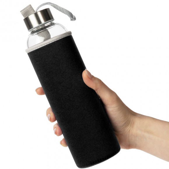 Бутылка для воды Sleeve Ace, черная Бутылка для воды Sleeve Ace, черная