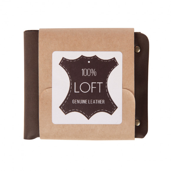 Портмоне кожаное, "LOFT", коричневый, кожа натуральная 100% Портмоне кожаное, "LOFT", коричневый, кожа натуральная 100%
