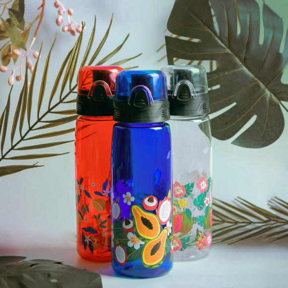 Бутылка для воды FLASK, 800 мл; 25,2х7,7см, синий, пластик Бутылка для воды FLASK, 800 мл; 25,2х7,7см, синий, пластик