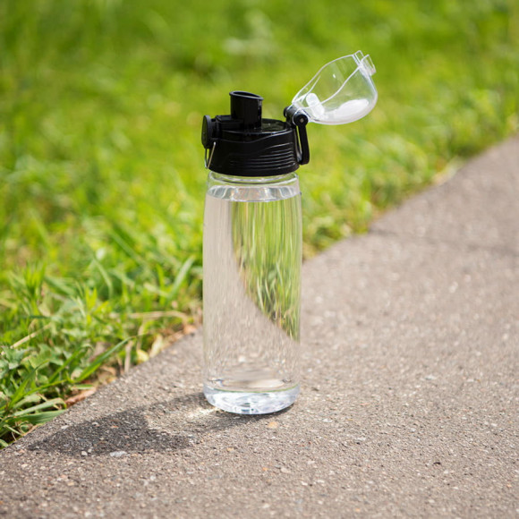 Бутылка для воды FLASK, 800 мл; 25,2х7,7см, синий, пластик Бутылка для воды FLASK, 800 мл; 25,2х7,7см, синий, пластик