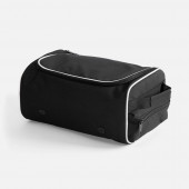 Сумка для обуви Equipex, черная с белым Сумка для обуви Equipex, черная с белым