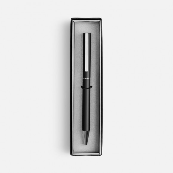 Ручка шариковая Blade Soft Touch в футляре, черная Ручка шариковая Blade Soft Touch в футляре, черная