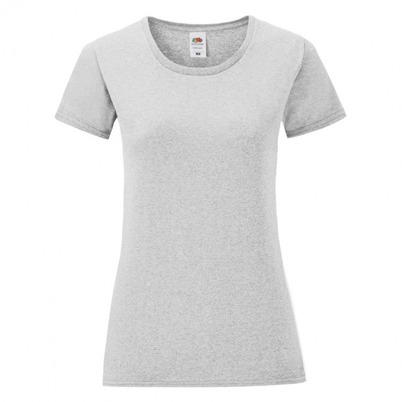 Футболка "Ladies Iconic", серый меланж, XS, 97% х/б, 3% полиэcтер, 150г/м2 Футболка "Ladies Iconic", серый меланж, XS, 97% х/б, 3% полиэcтер, 150г/м2