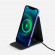 Подставка для смартфона с беспроводной зарядкой Kickstand, серая Подставка для смартфона с беспроводной зарядкой Kickstand, серая