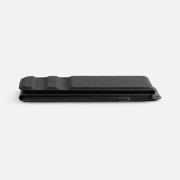 Подставка для смартфона с беспроводной зарядкой Kickstand, серая Подставка для смартфона с беспроводной зарядкой Kickstand, серая