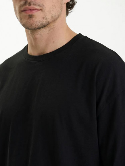 Футболка Oversize Premium 210, черная Футболка Oversize Premium 210, черная