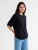 Футболка Oversize Premium 210, черная Футболка Oversize Premium 210, черная