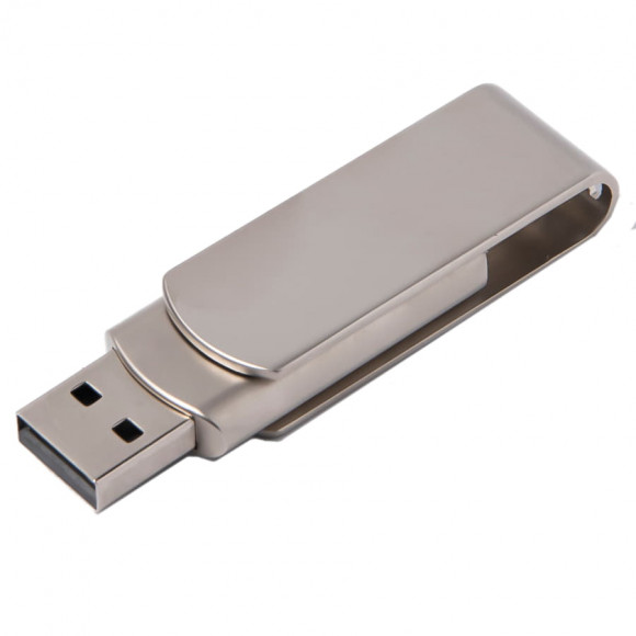 USB flash-карта SWING METAL (32Гб), серебристая, 5,3х1,7х0,9 см, металл USB flash-карта SWING METAL (32Гб), серебристая, 5,3х1,7х0,9 см, металл