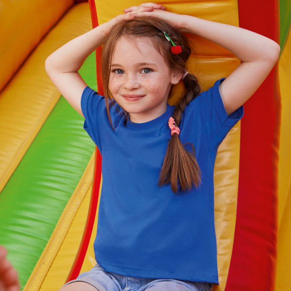 Футболка детская "Kids Original T", синий, 5-6 лет, 100% х/б,  145 г/м2