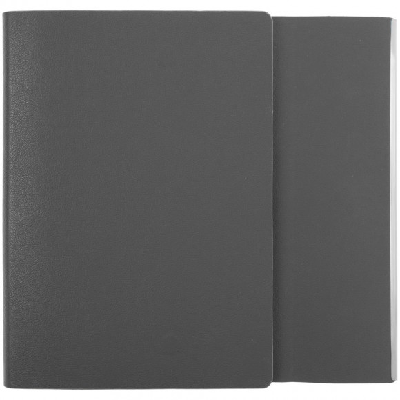 Ежедневник Petrus Flap, недатированный, серый