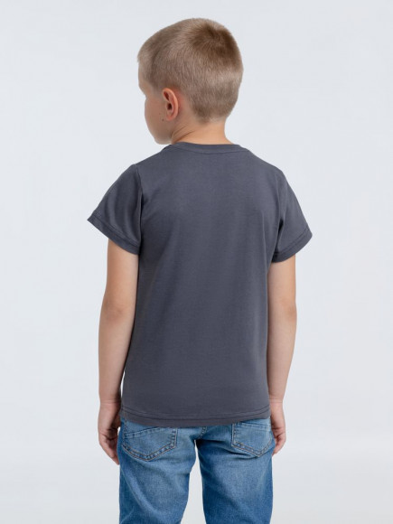 Футболка детская T-Bolka Kids, темно-серая (графит) Футболка детская T-Bolka Kids, темно-серая (графит)